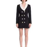 Abito blazer in nero 