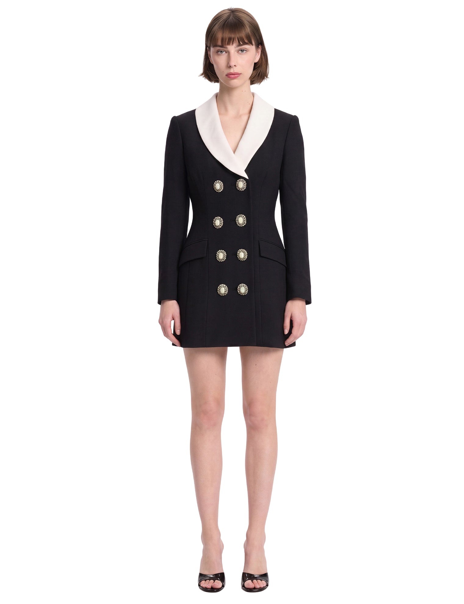 Abito blazer in nero 