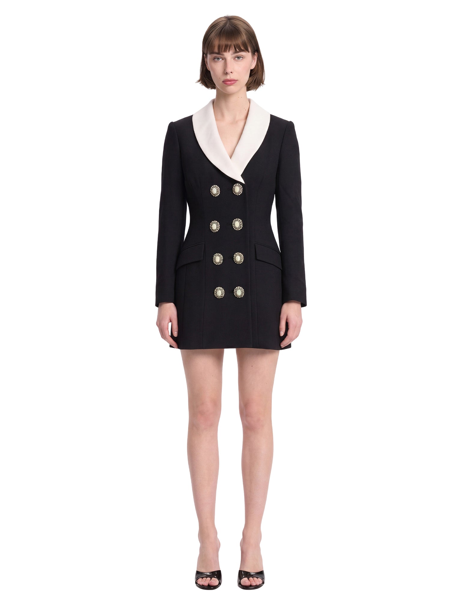Abito blazer in nero 