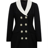Abito blazer in nero 