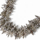 Collana girocollo con perline in argento 