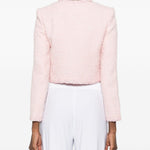 Giacca con paillettes in rosa 