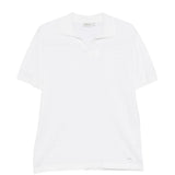 T-shirt a maglia fine con scollo a v in bianco Simkhai - uomo 