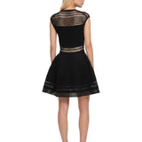 Abito mini in maglia Esri in nero 