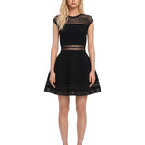 Abito mini in maglia Esri in nero 
