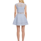 Abito mini in maglia Esri in azzurro 