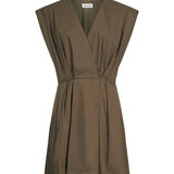 Abito mini Sefi in verde khaki 