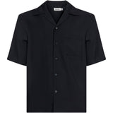 Camicia Cade Camp in nero 