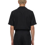 Camicia Cade Camp in nero 