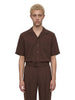 Camicia Cade Camp in marrone