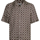 Camicia Casper in seta multicolor 