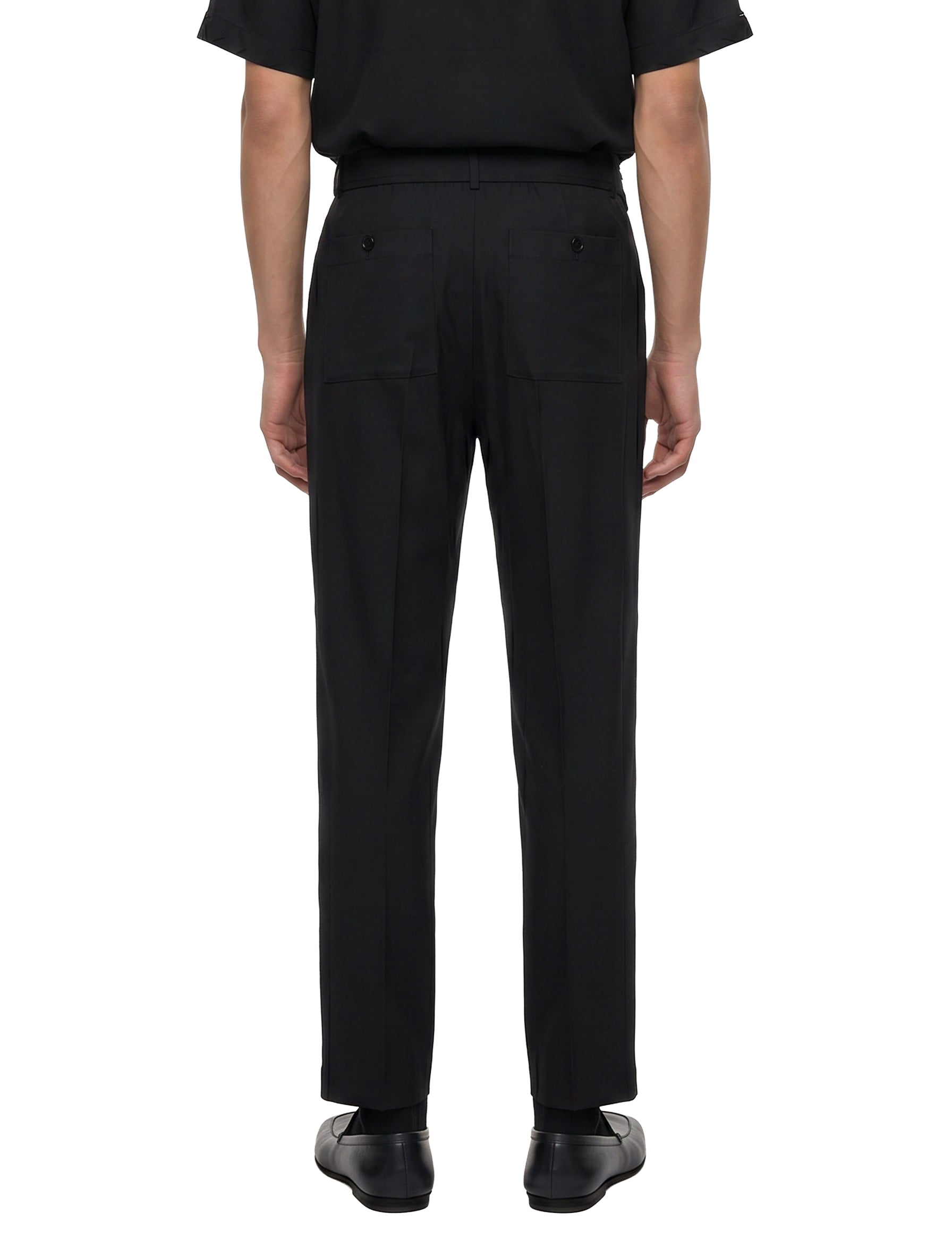 Pantaloni sartoriali Elvis in nero 