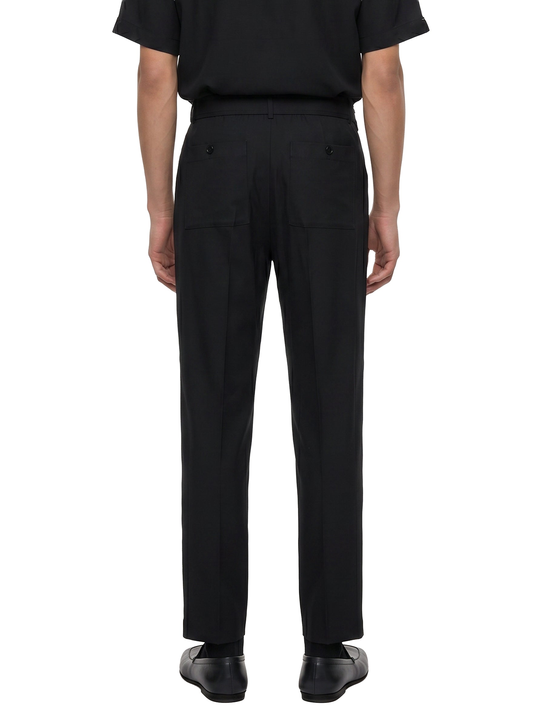Pantaloni sartoriali Elvis in nero 
