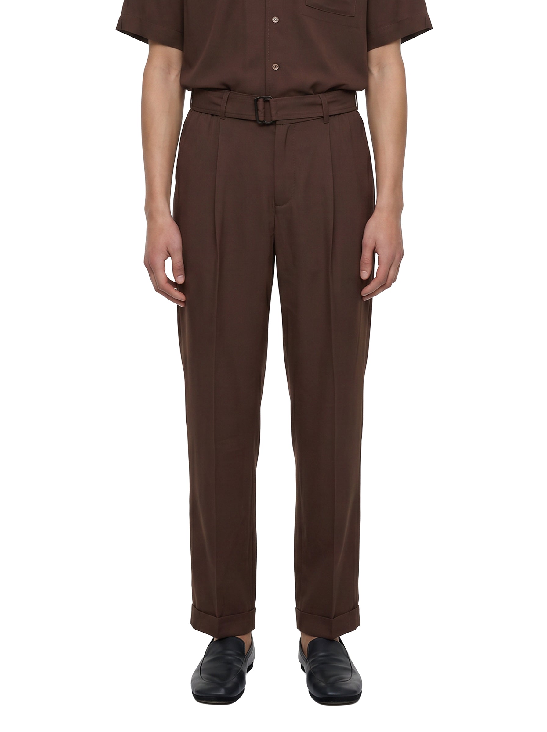 Pantaloni sartoriali Elvis in marrone 