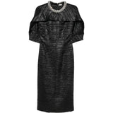 Abito midi Asleigh in nero 