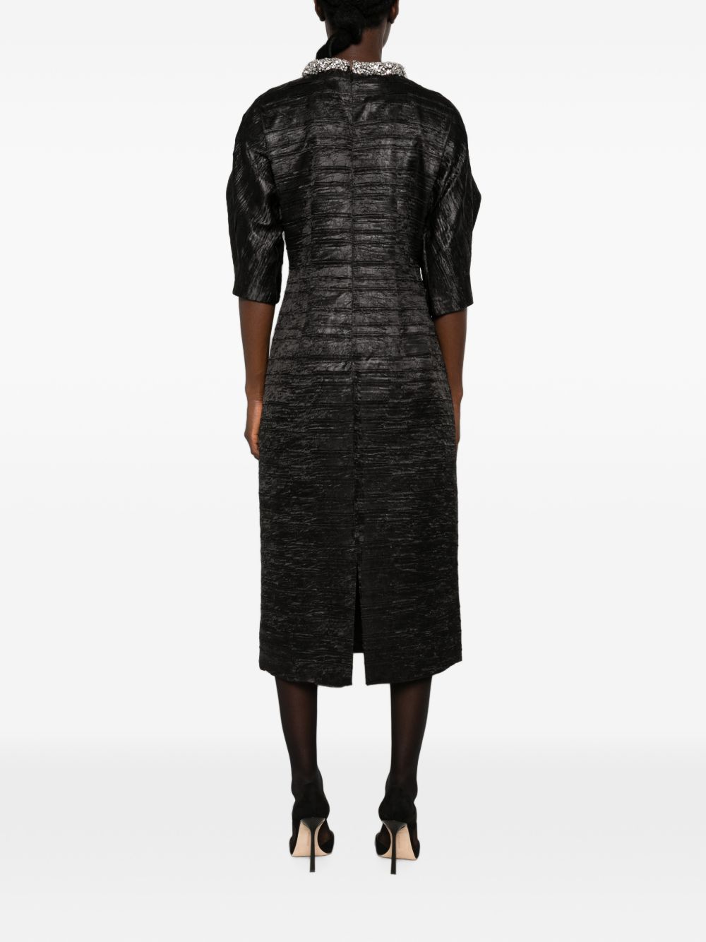 Abito midi Asleigh in nero 
