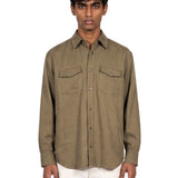 Camicia Workwear in verde 