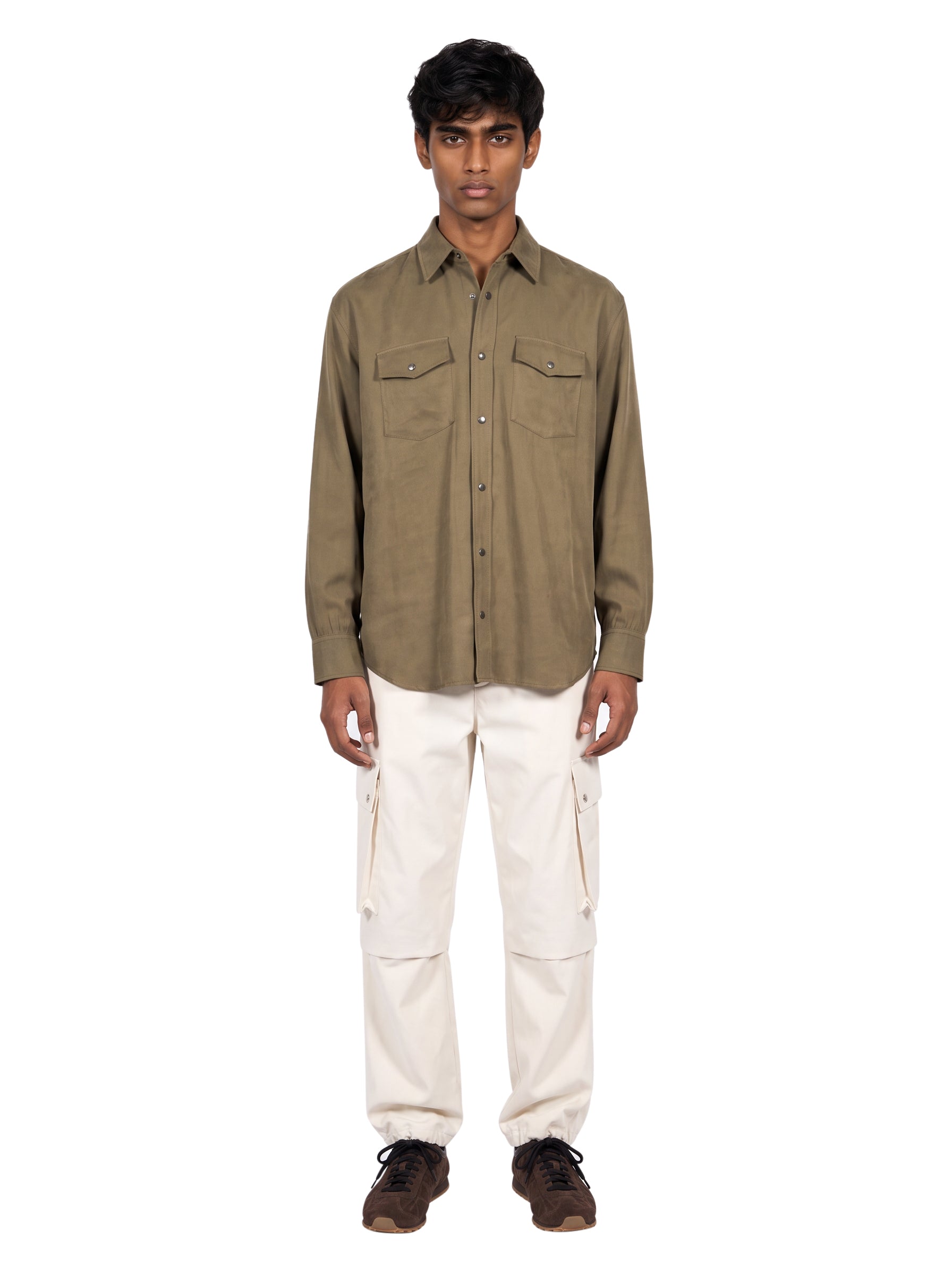 Camicia Workwear in verde 