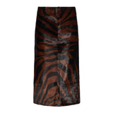 Gonna midi Tobiana in stampa animalier 