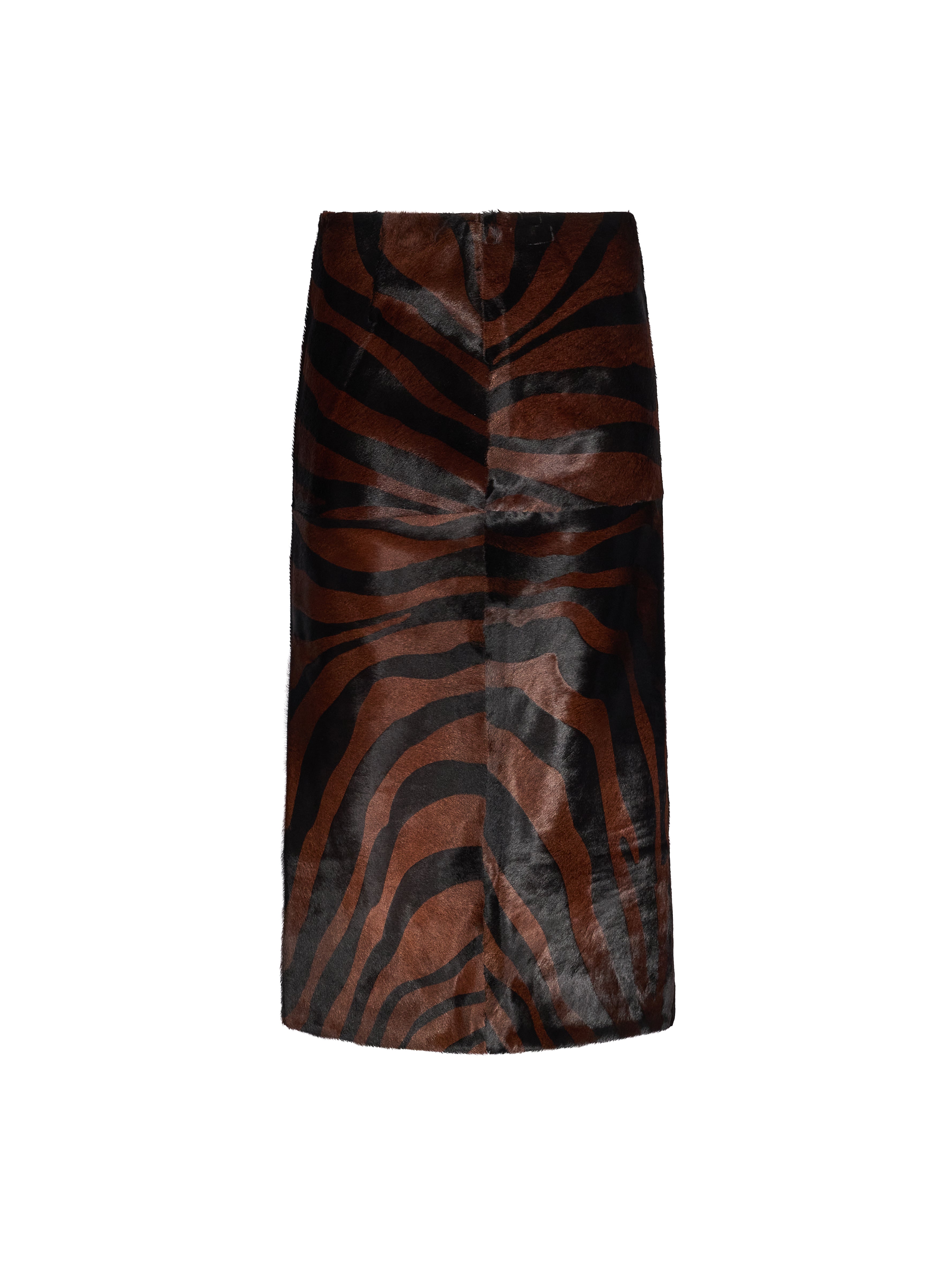 Gonna midi Tobiana in stampa animalier 