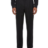 Pantalone Julian con pences in nero 