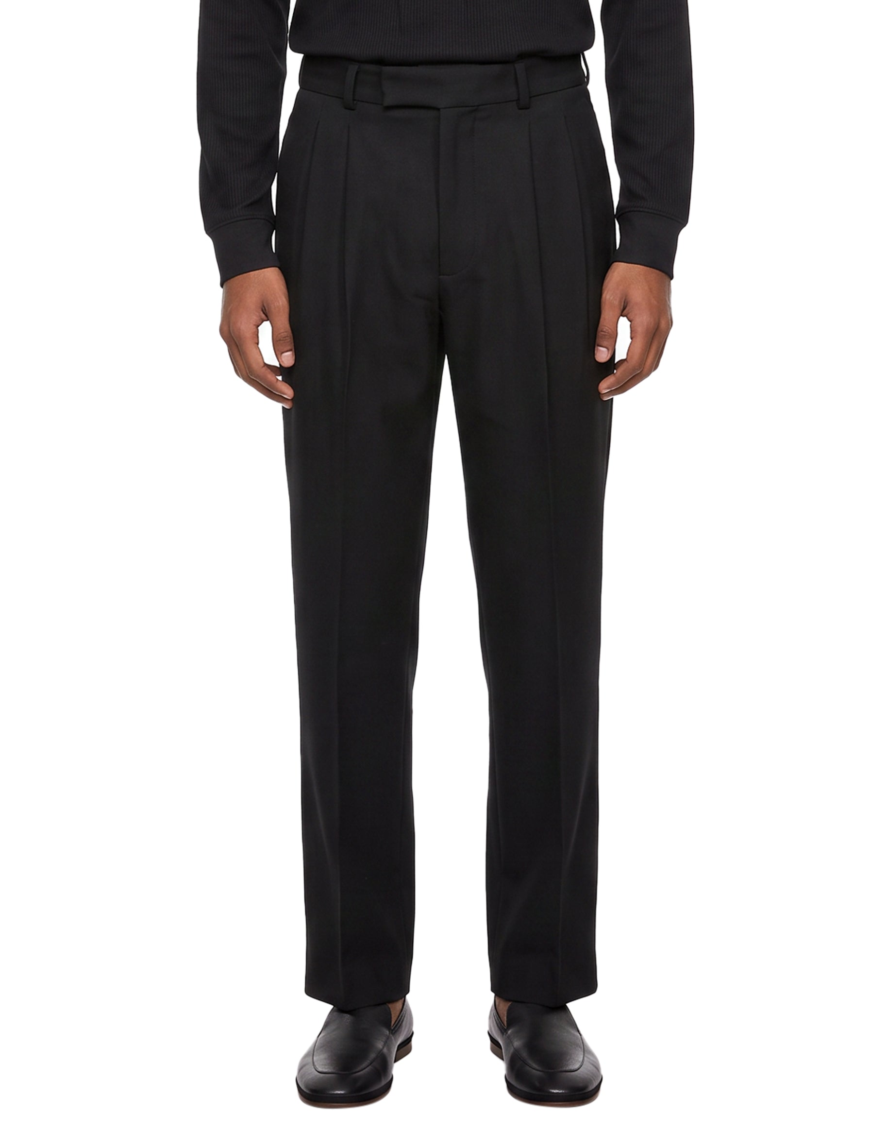 Pantalone Julian con pences in nero 