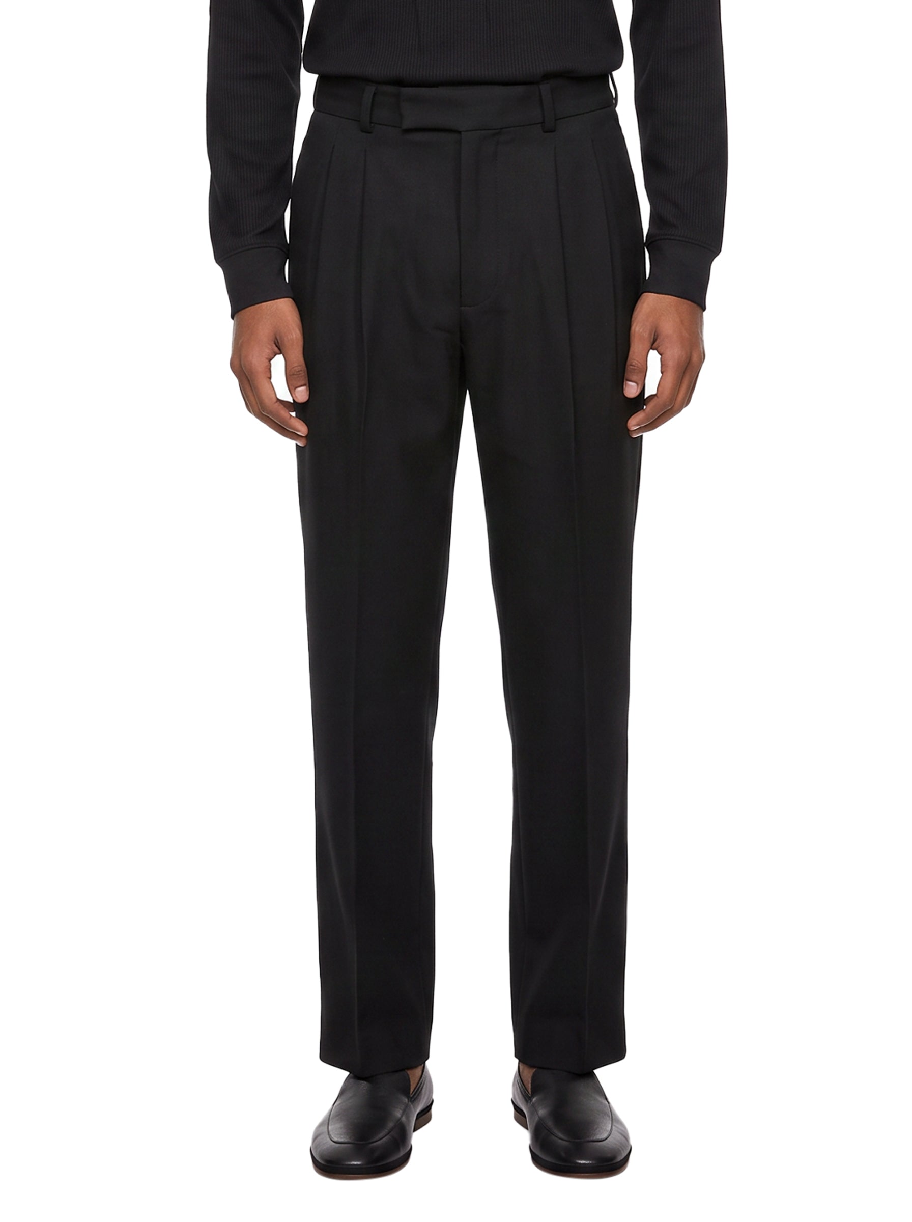 Pantalone Julian con pences in nero 