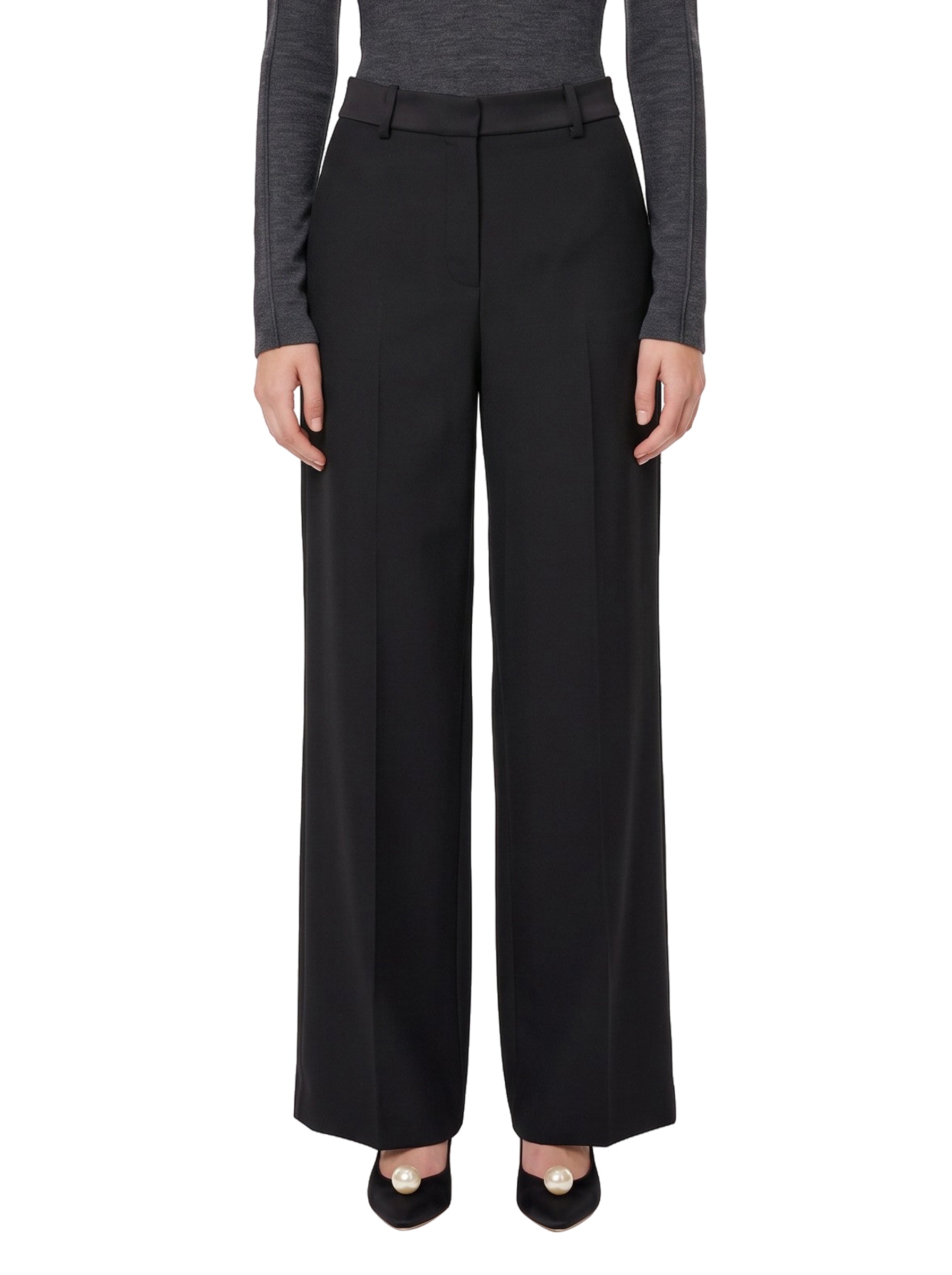 Pantaloni Kaia in nero 