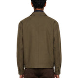 Giacca blouson Sidney in verde oliva 