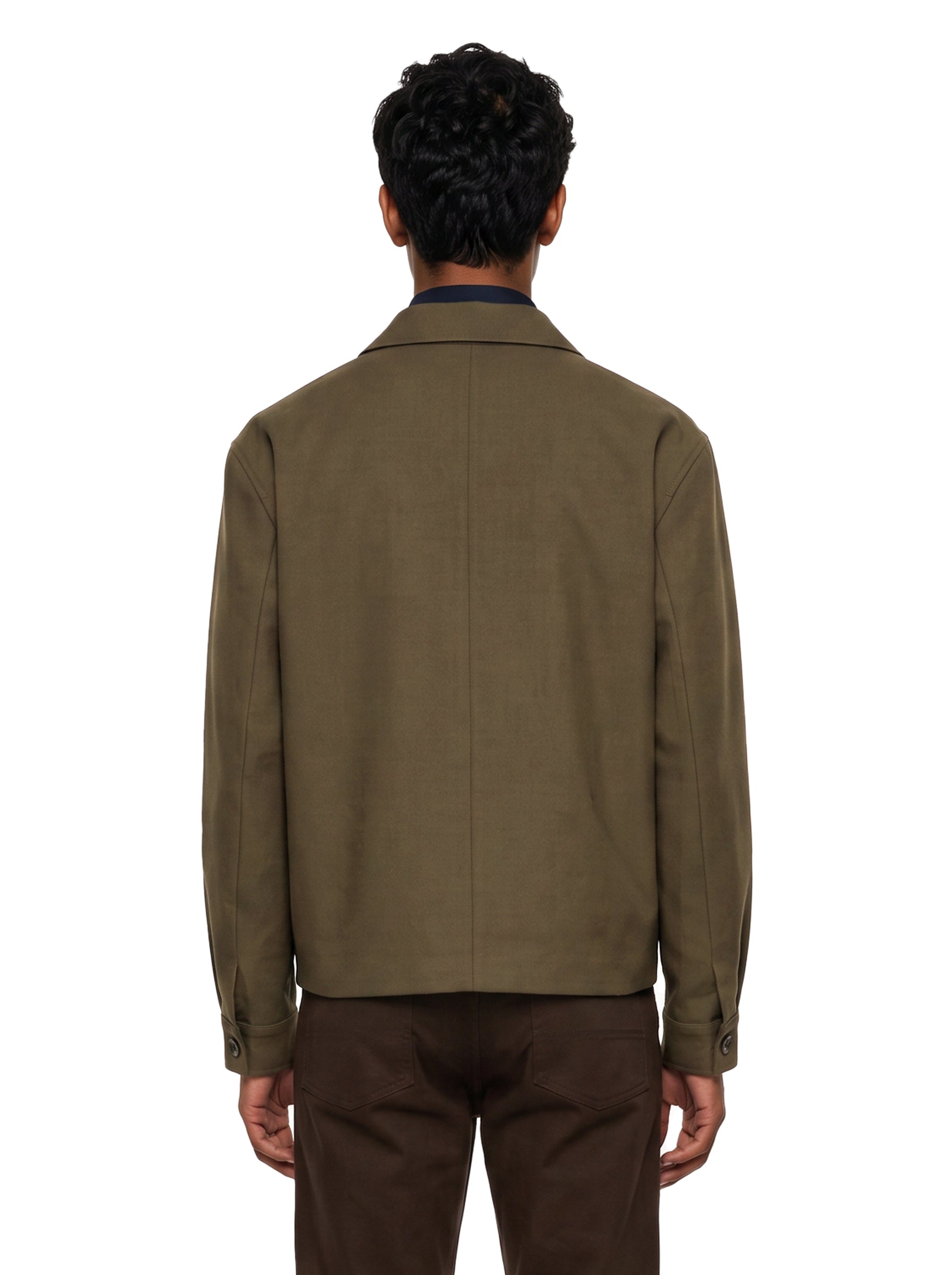Giacca blouson Sidney in verde oliva 