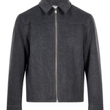 Giacca con zip Jasper in grigio 
