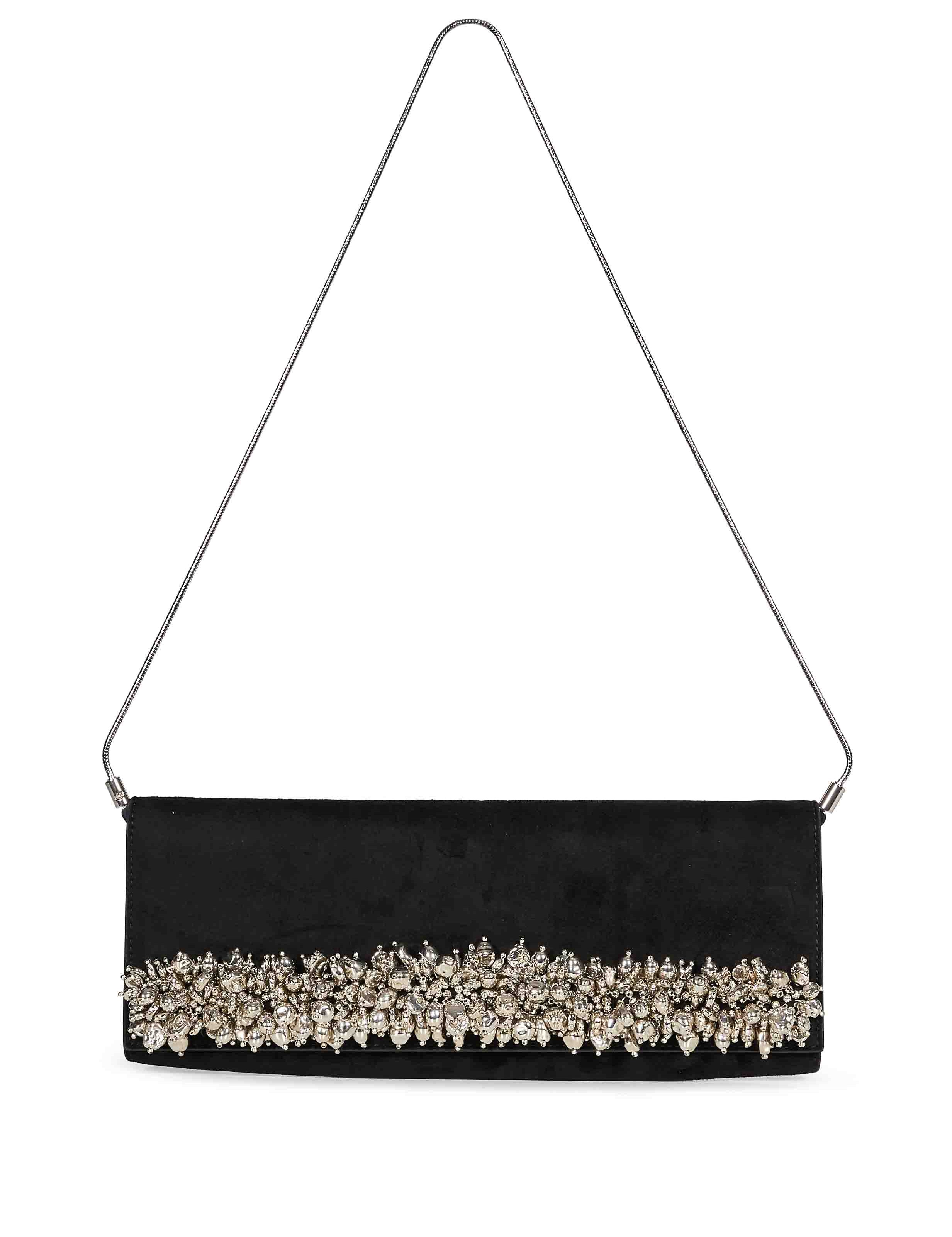 Clutch River East West in nero 
