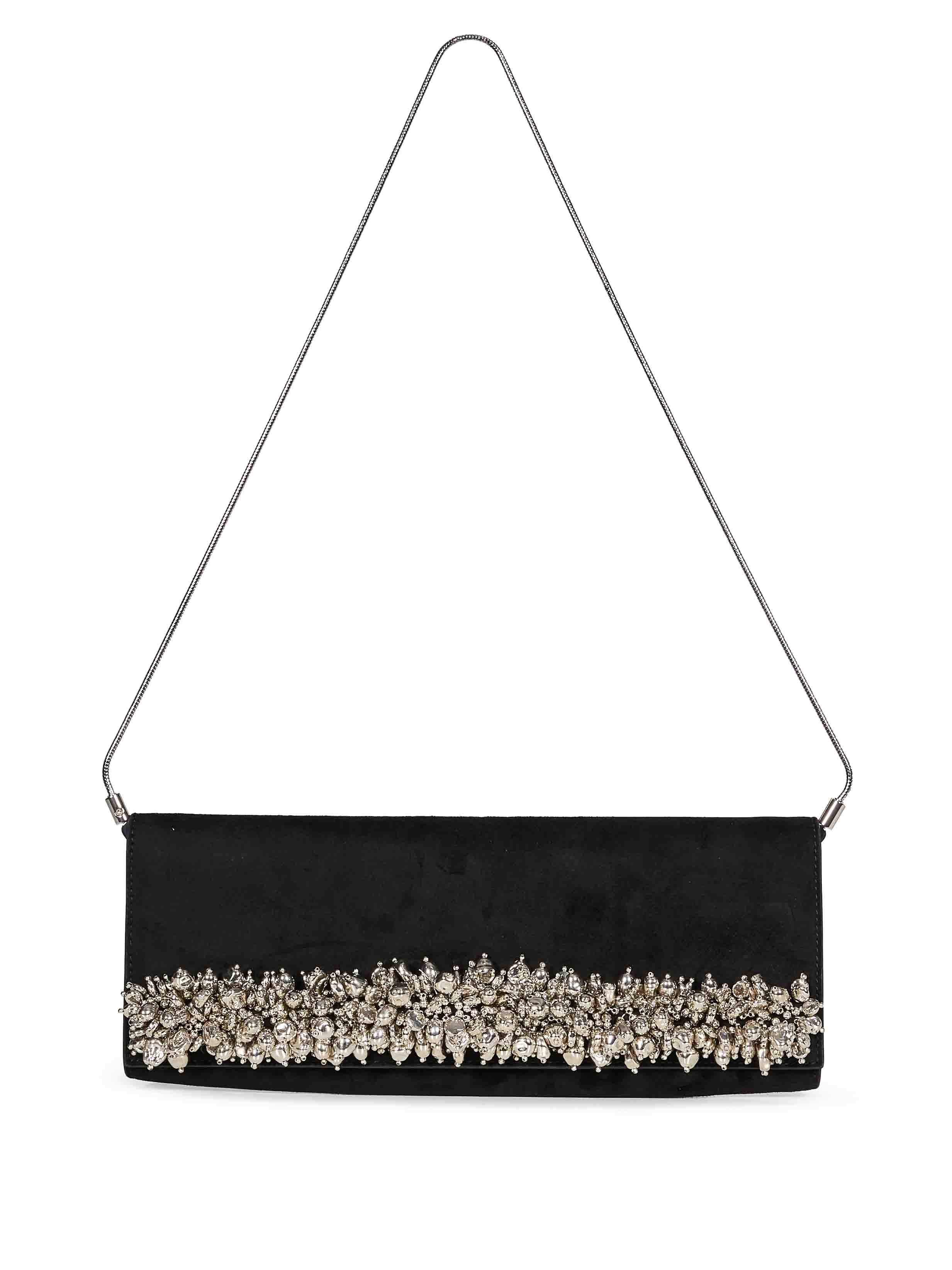 Clutch River East West in nero 