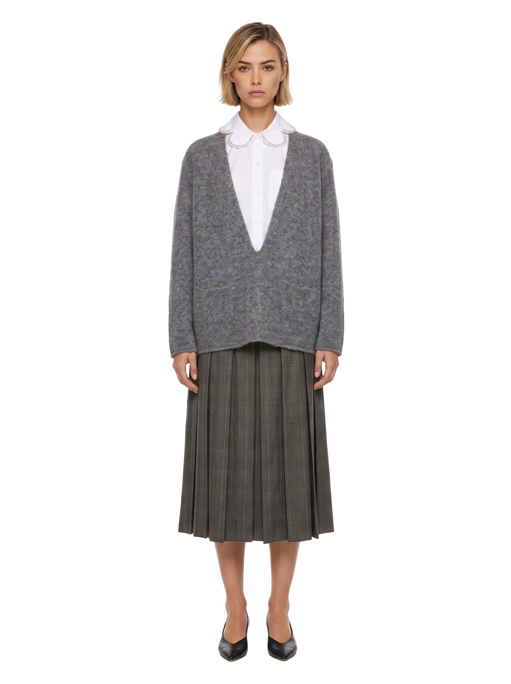Gonna kilt in grigio 