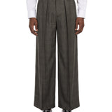 Pantaloni a gamba ampia in grigio 
