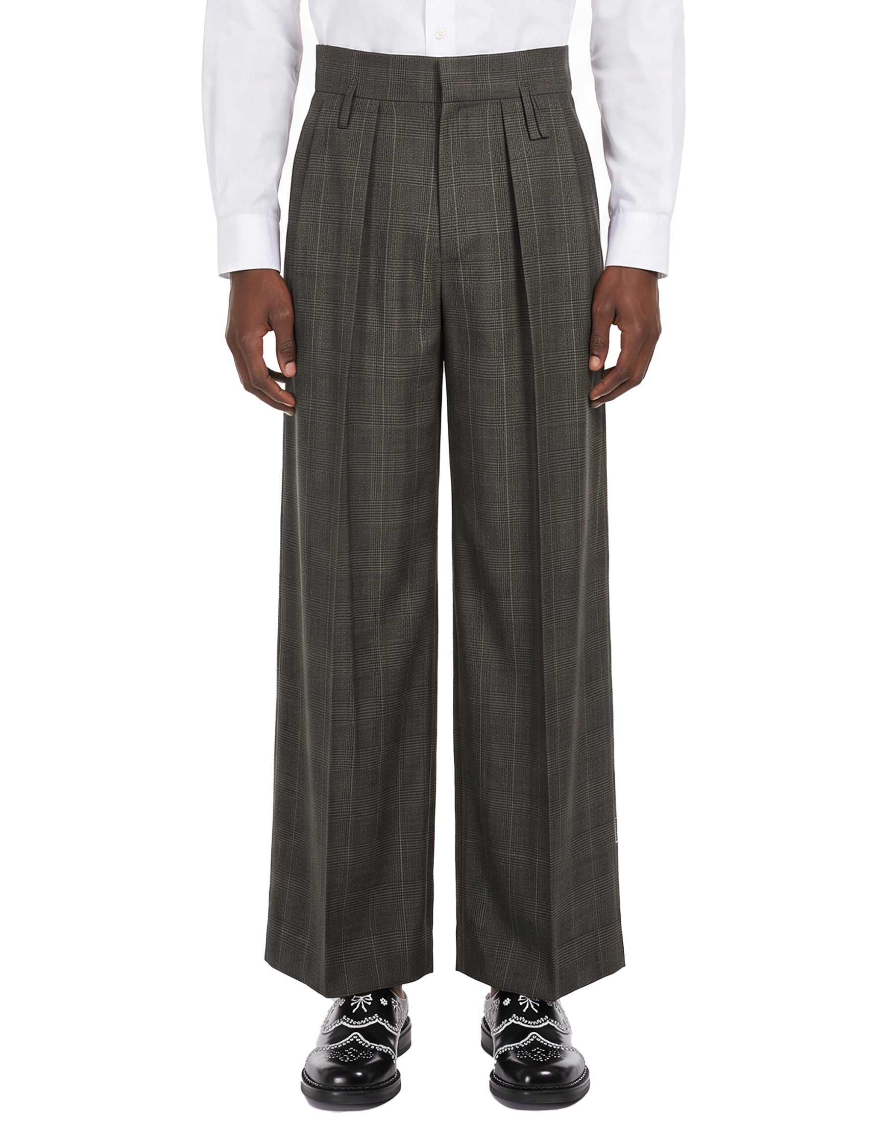 Pantaloni a gamba ampia in grigio 