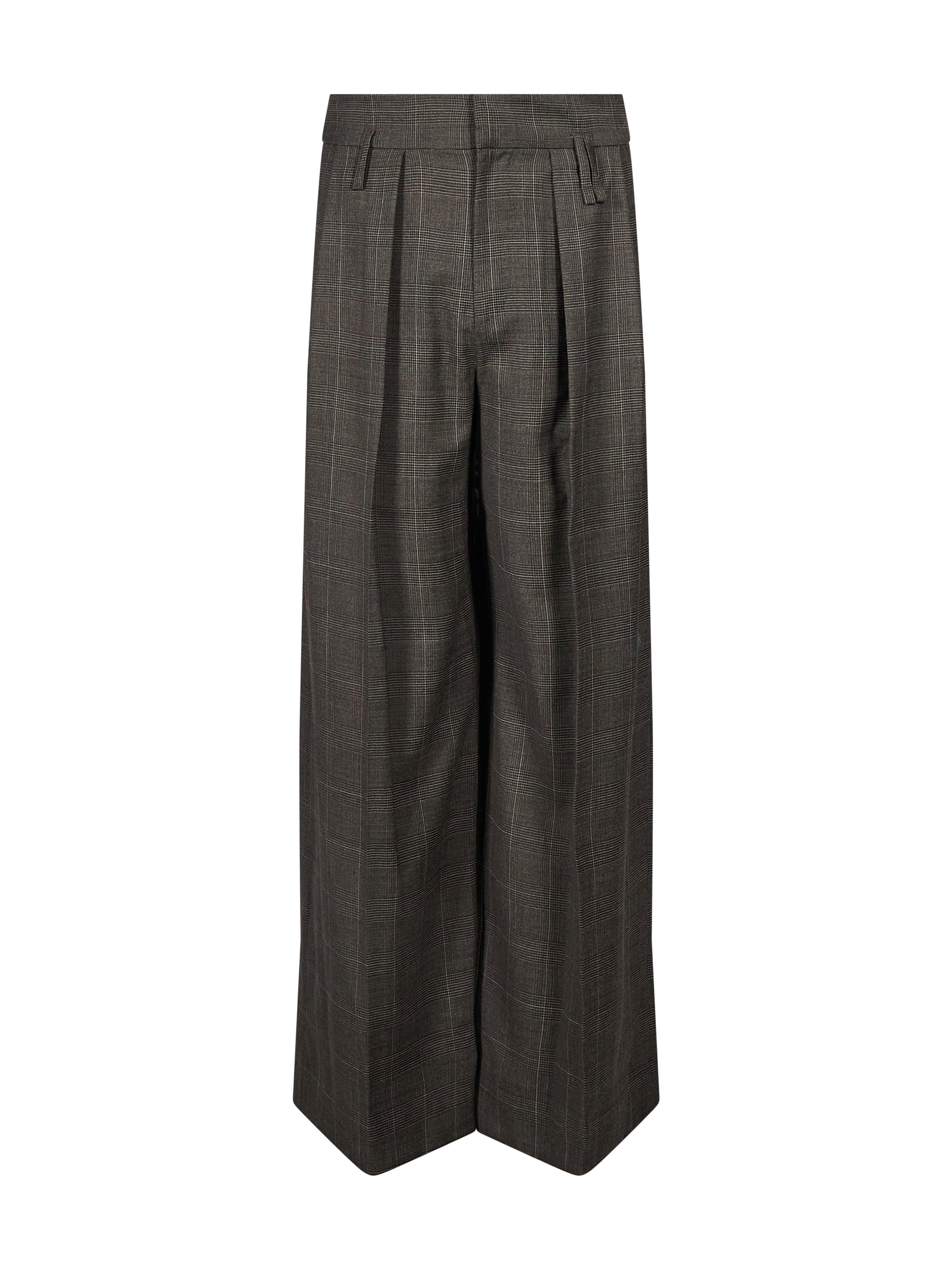 Pantaloni a gamba ampia in grigio 