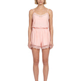 Shorts in raso rosa 