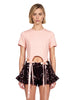 T-shirt fiocco in rosa