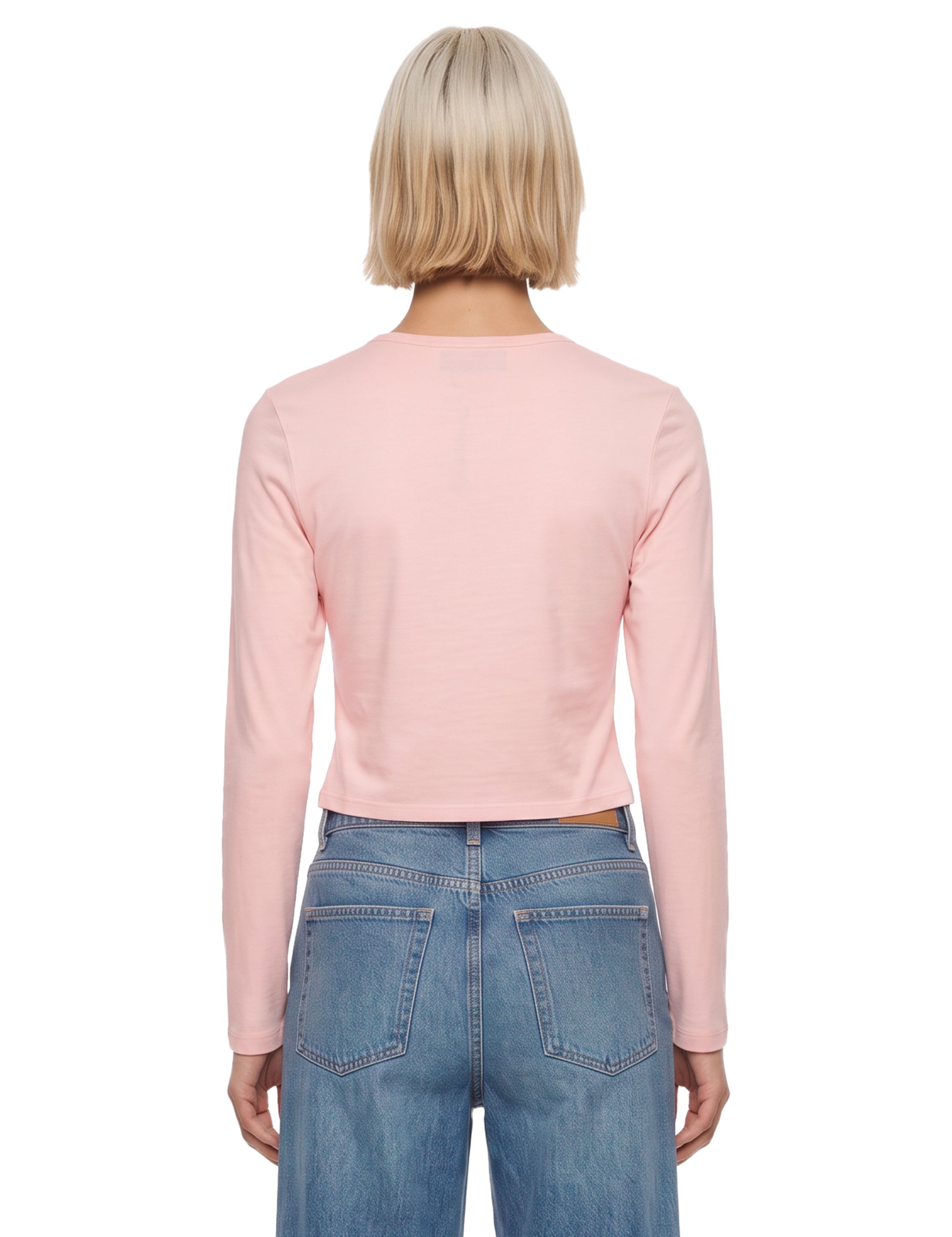 T-shirt con fiocchi in rosa 