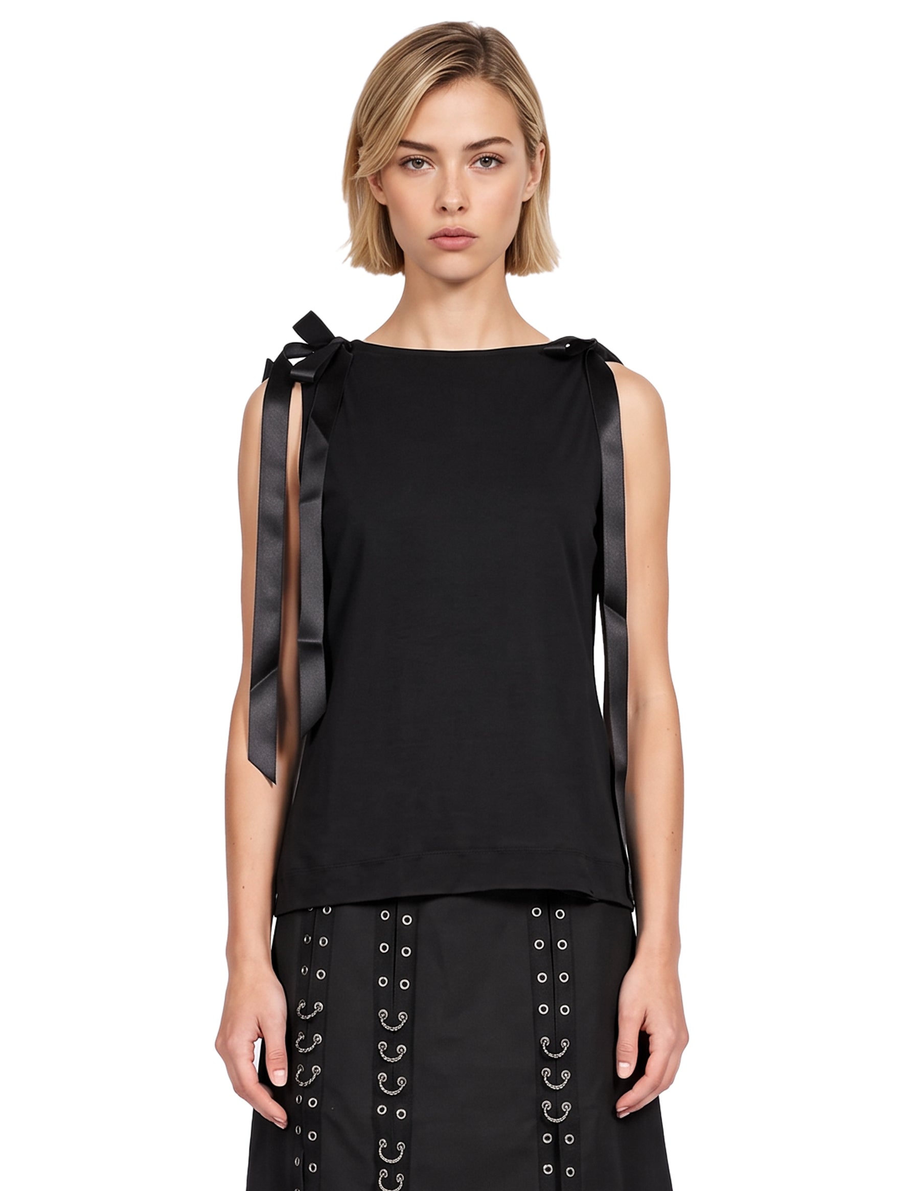 Top lyocell nero 