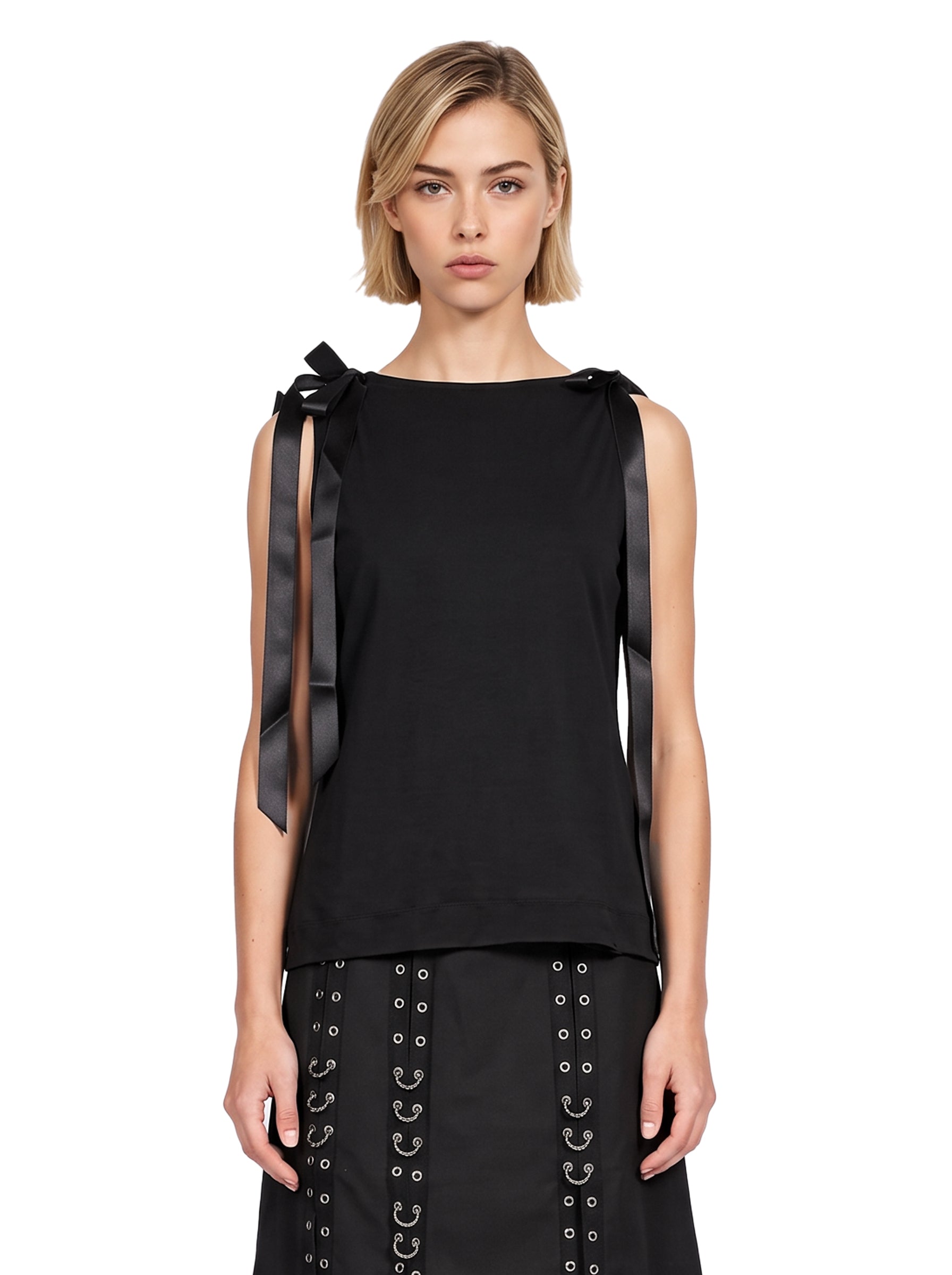Top lyocell nero 