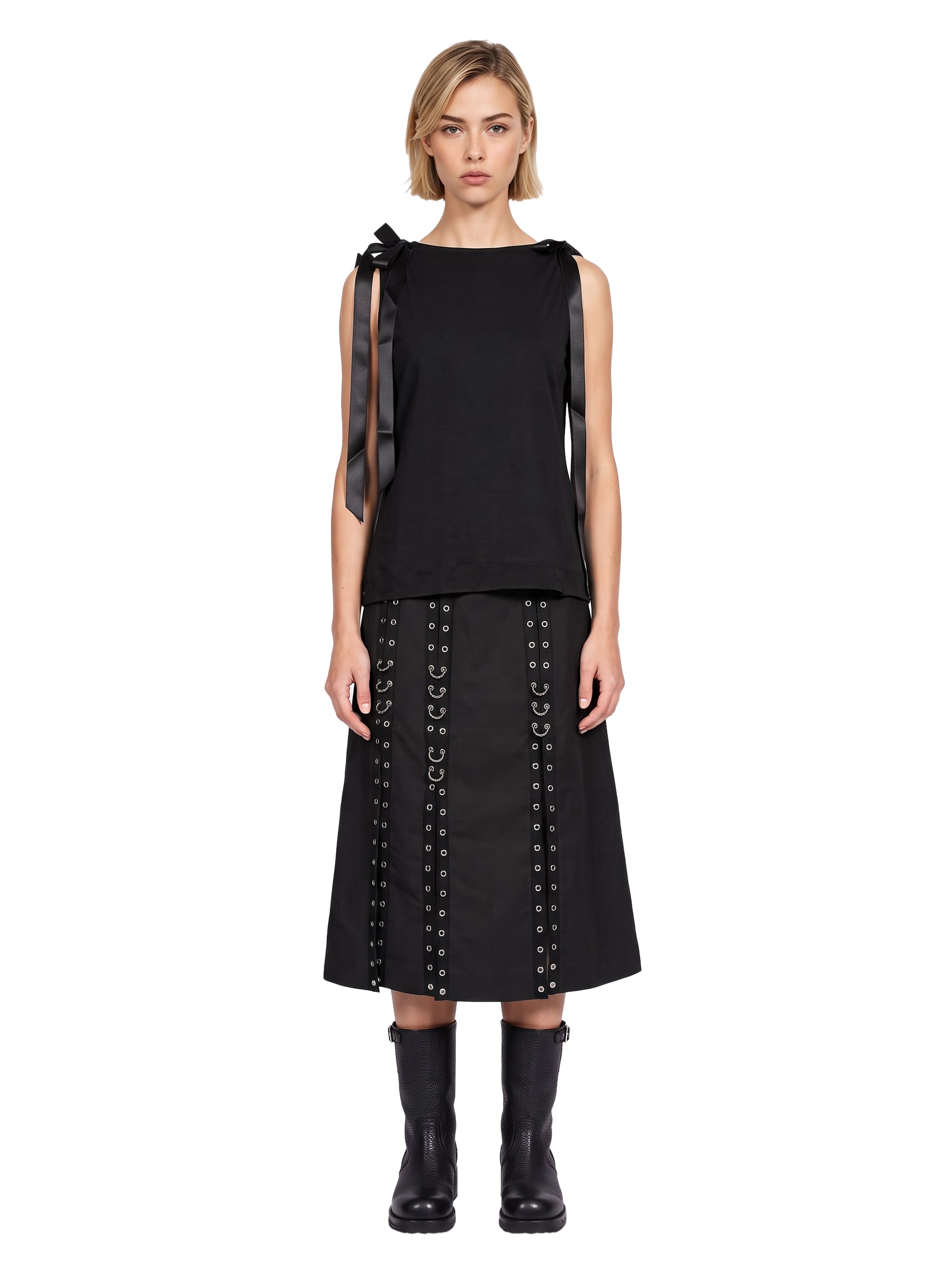 Top lyocell nero 