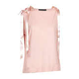 Top con fiocchi in rosa 