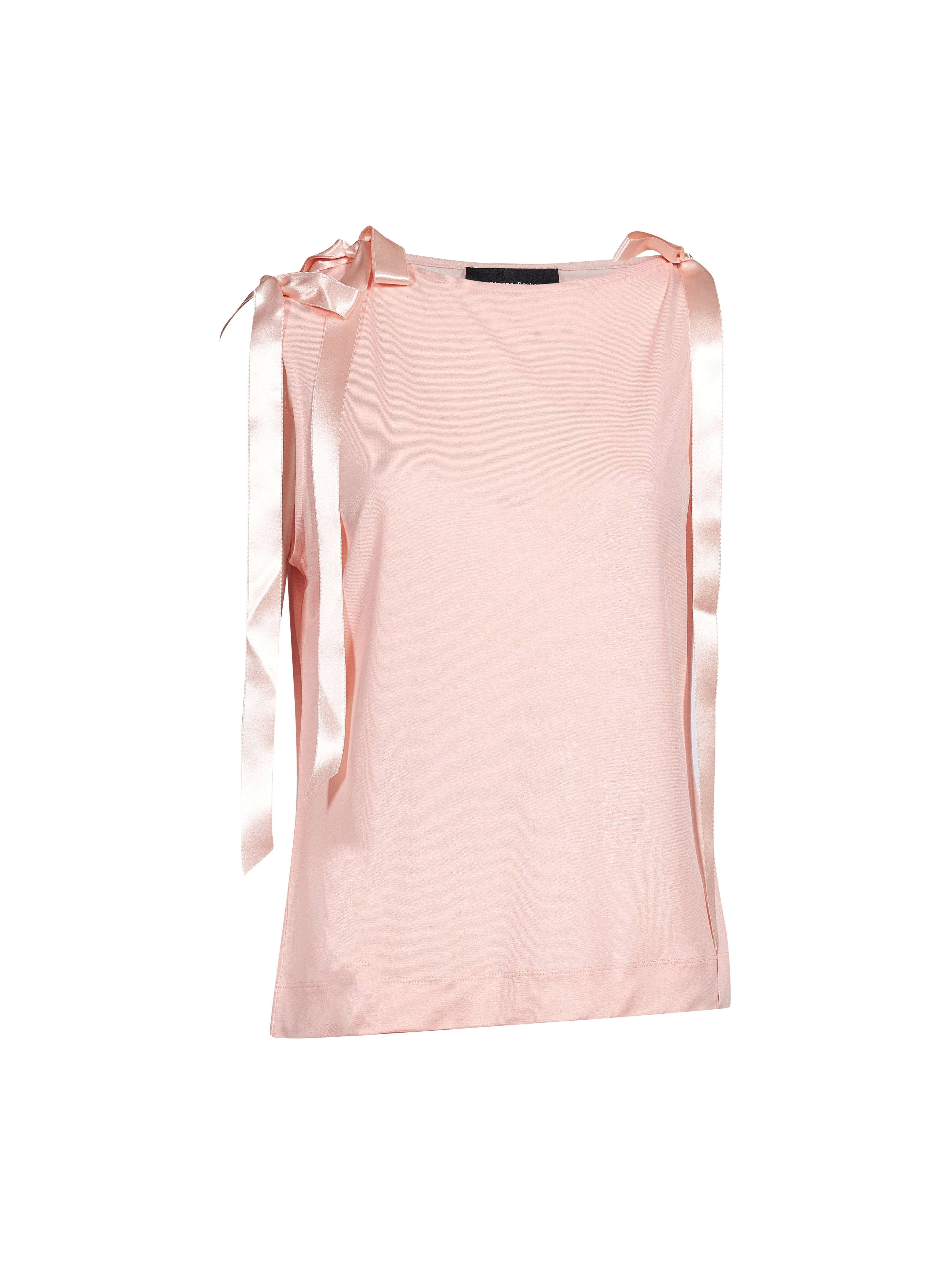 Top con fiocchi in rosa 