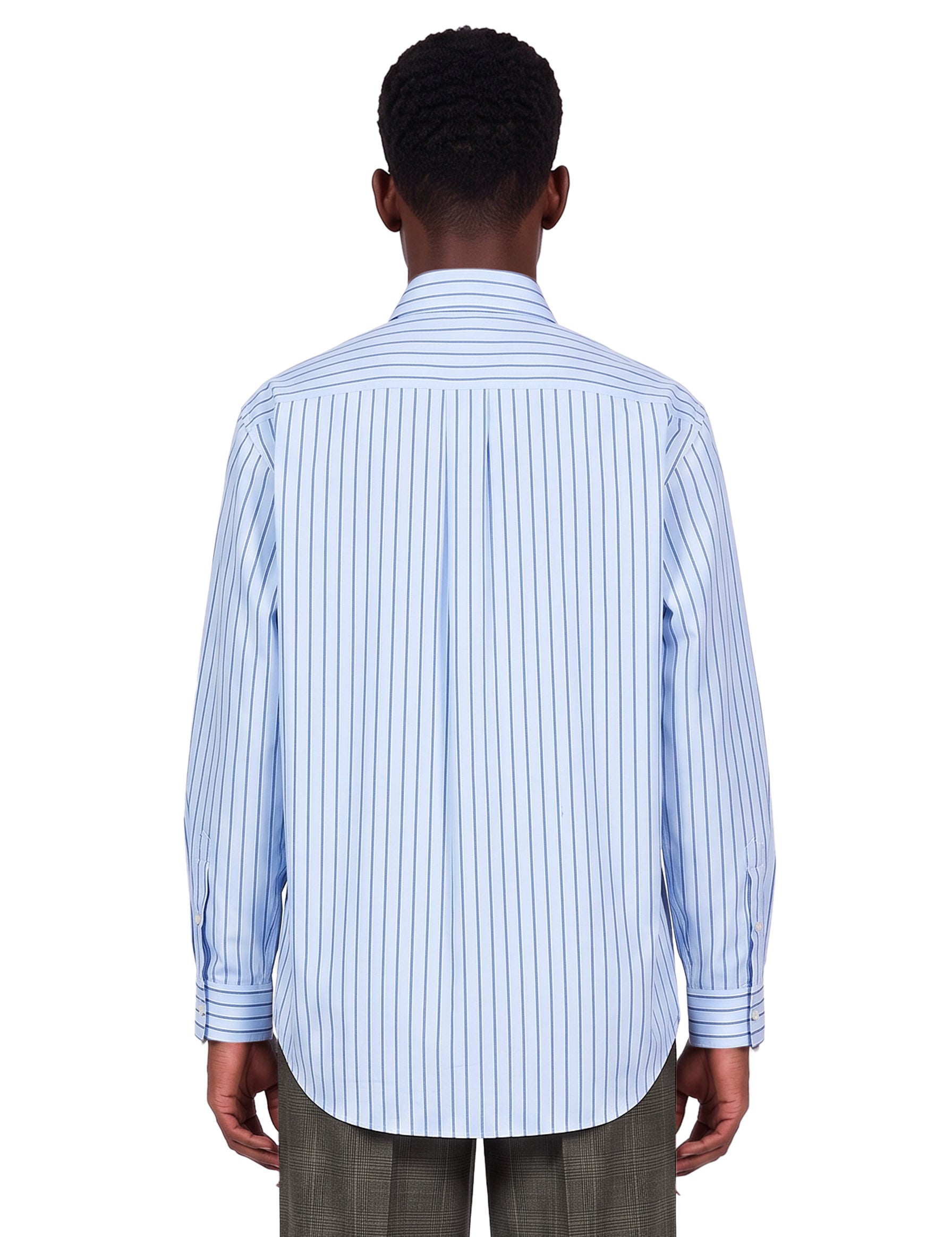 Camicia classica in azzurro 