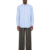 Camicia classica in azzurro 