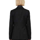 Giacca lana grommet nera 