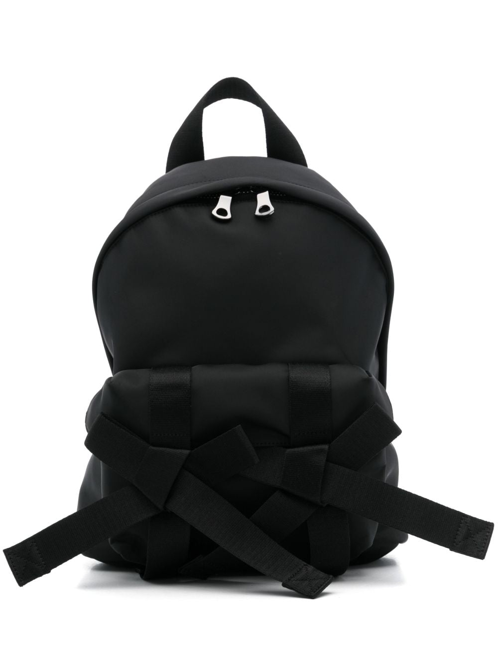 Zaino con fiocchi bow in nero 