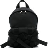 Zaino con fiocchi bow in nero 